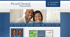 Desktop Screenshot of picarddentalassociates.com